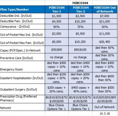 2019 BCBS Blue Options Looks Great! - Midwest Insurance Brokerage ...