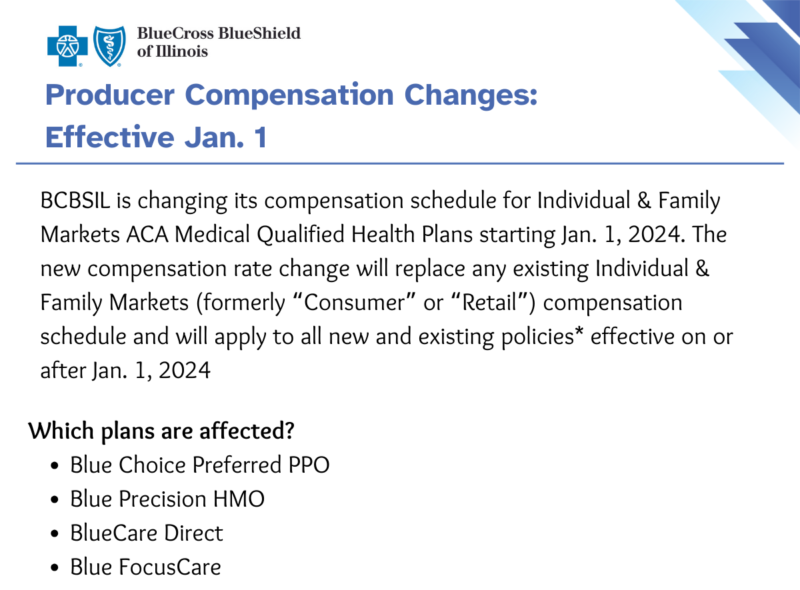 BCBS Compensation Changes - Midwest Insurance Brokerage Services Inc